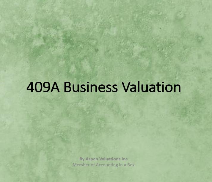 409A Business Valuation - Accounting in a Box